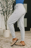 Phoenix High Waisted Joggers in Heather Grey