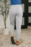 Phoenix High Waisted Joggers in Heather Grey