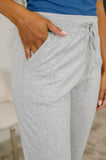 Phoenix High Waisted Joggers in Heather Grey