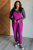 Lawson Jumpsuit in Light Plum