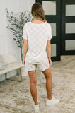 Whitney Checkered Top and Bottom Set
