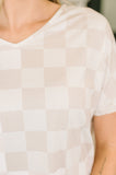 Whitney Checkered Top and Bottom Set
