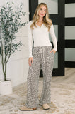 Wander Wild Leopard Drawstring Pants