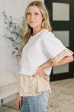 Sami Gingham Print Top