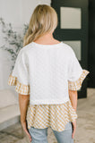 Sami Gingham Print Top