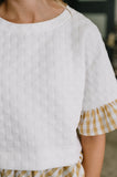 Sami Gingham Print Top