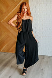 Midnight Spaghetti Strap Jumpsuit