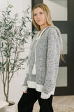 Textured Split Neck Pullover