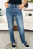 Blake Mid Rise Release Hem Jeans