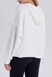 Drawstring Frayed Hem Long Sleeve Hoodies