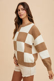 Annie Checkered Sweater