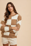 Annie Checkered Sweater