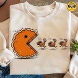 Pumpkin Pie Turkey Chase Tee and Sweatshirt
