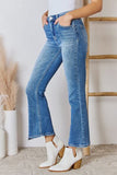 Anya High Rise Ankle Flare Jeans