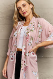 Aurora Rose Floral Kimono