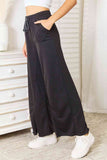 Camille Wide Leg Pants with Pockets