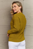 Fiona Button Down Cardigan in Chartreuse