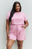 Chilled Out Romper in Light Carnation Pink