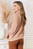 Marla Turtleneck Fringe Sweater