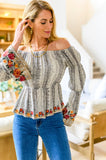 Maxie Embroidered Blouse
