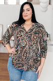 Teena Paisley Top