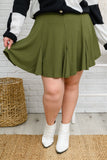 Romance Skort in Olive