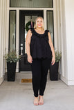 Parisian Lace Blouse in Black