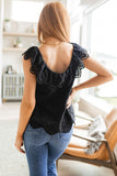 Parisian Lace Blouse in Black