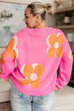Bold Mod Floral Sweater