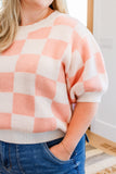 Chrissy Checkered Sweater