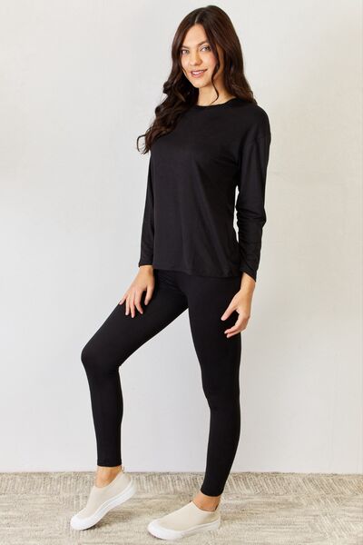 Julia Long Sleeve T-Shirt and Leggings Set