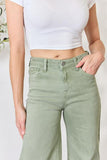 Hunter Raw Hem Wide-Leg Jeans