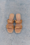 Summertime Double Strap Twist Sandals
