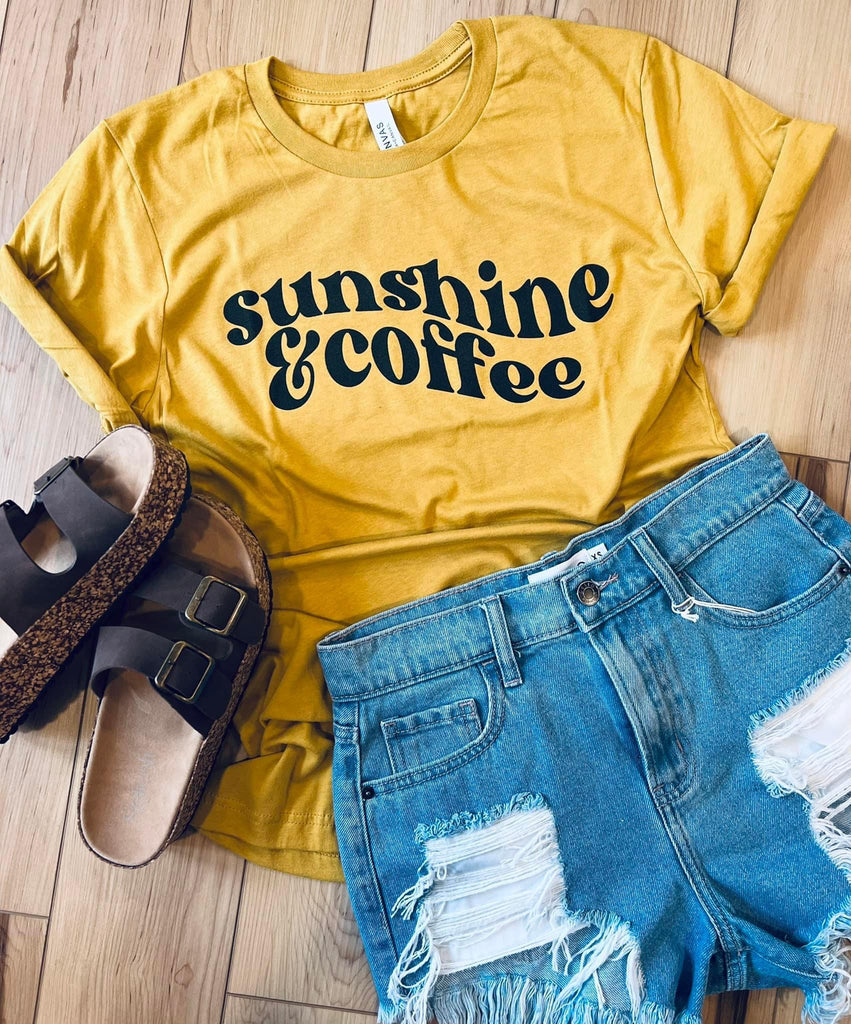 Sunshine & Coffee Tee
